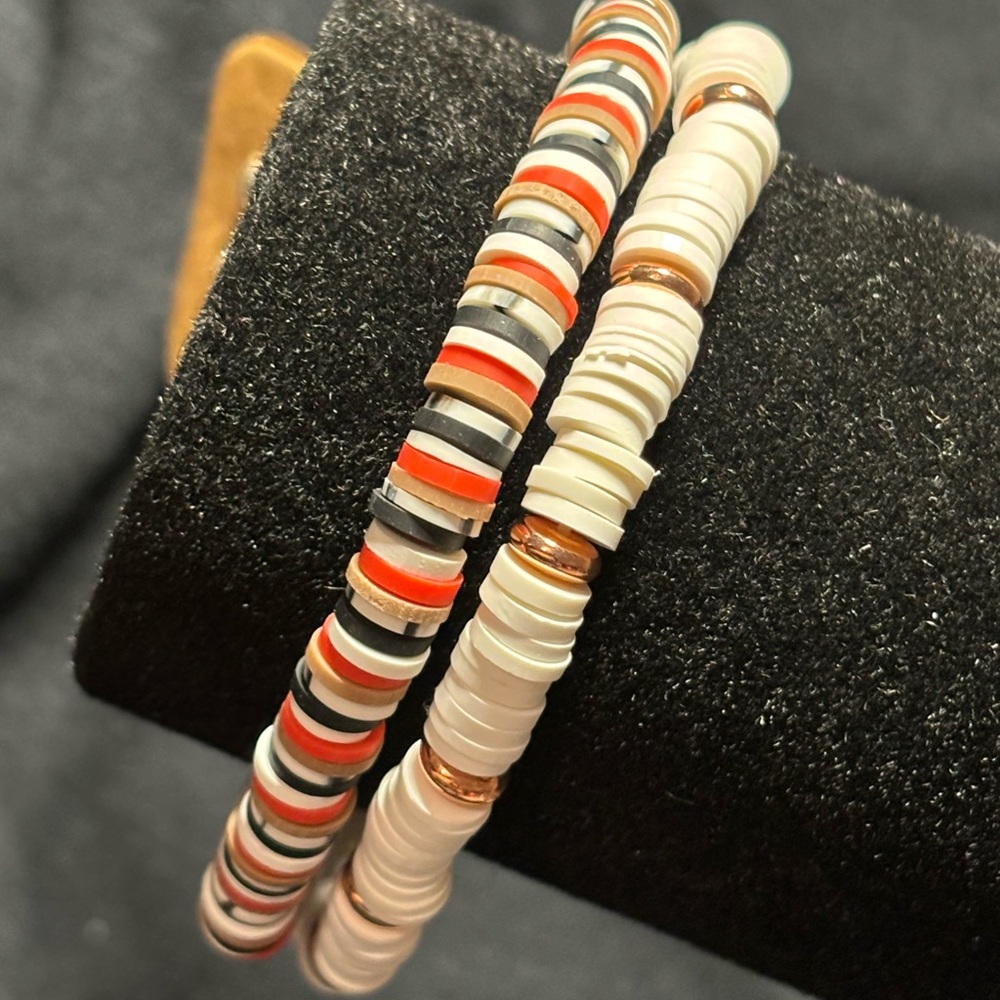 🐠 Handmade clay bead bracelet